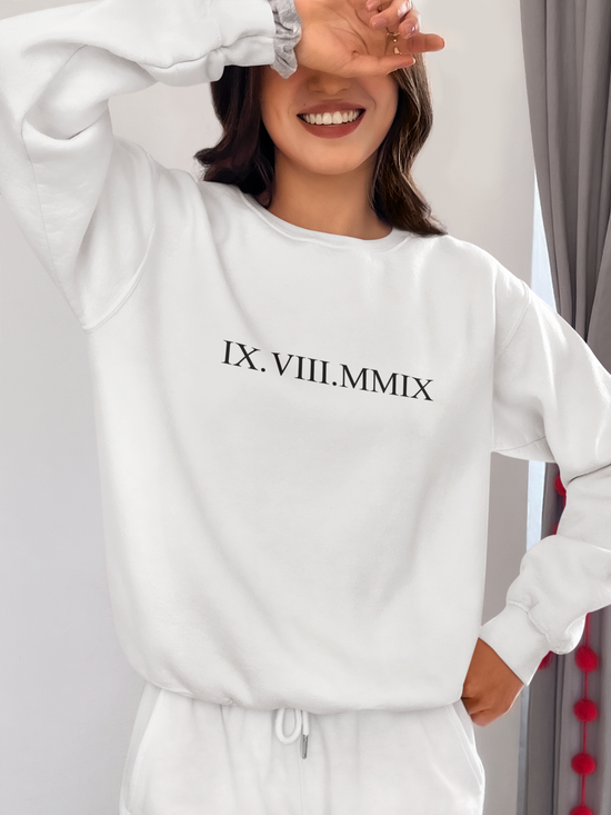 Roman Numeral Sweatshirt